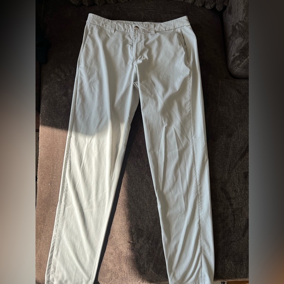 Men’s Lululemon Slim-fit Trousers 34 by 34 (white) - Picture 1 of 4
